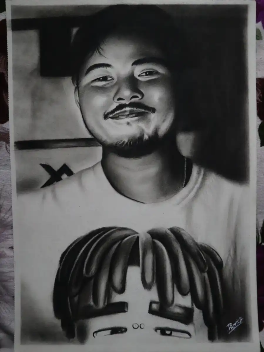 Weekend surprises with live sketching - A3 size (with frame)